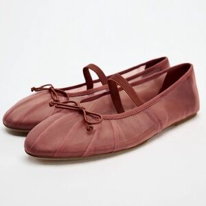 Elegant Women's Ballet Flats in Mauve